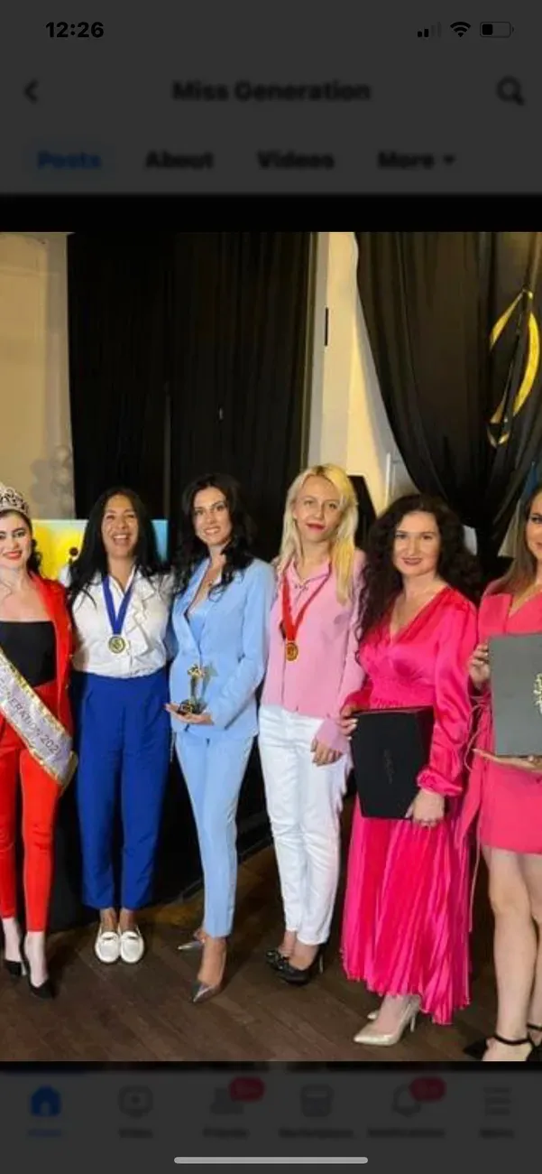Iryna Malpa, winner of Business Lady UK 2022, London.